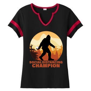 Social Distancing Champion Ladies Halftime Notch Neck Tee