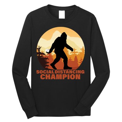 Social Distancing Champion Long Sleeve Shirt