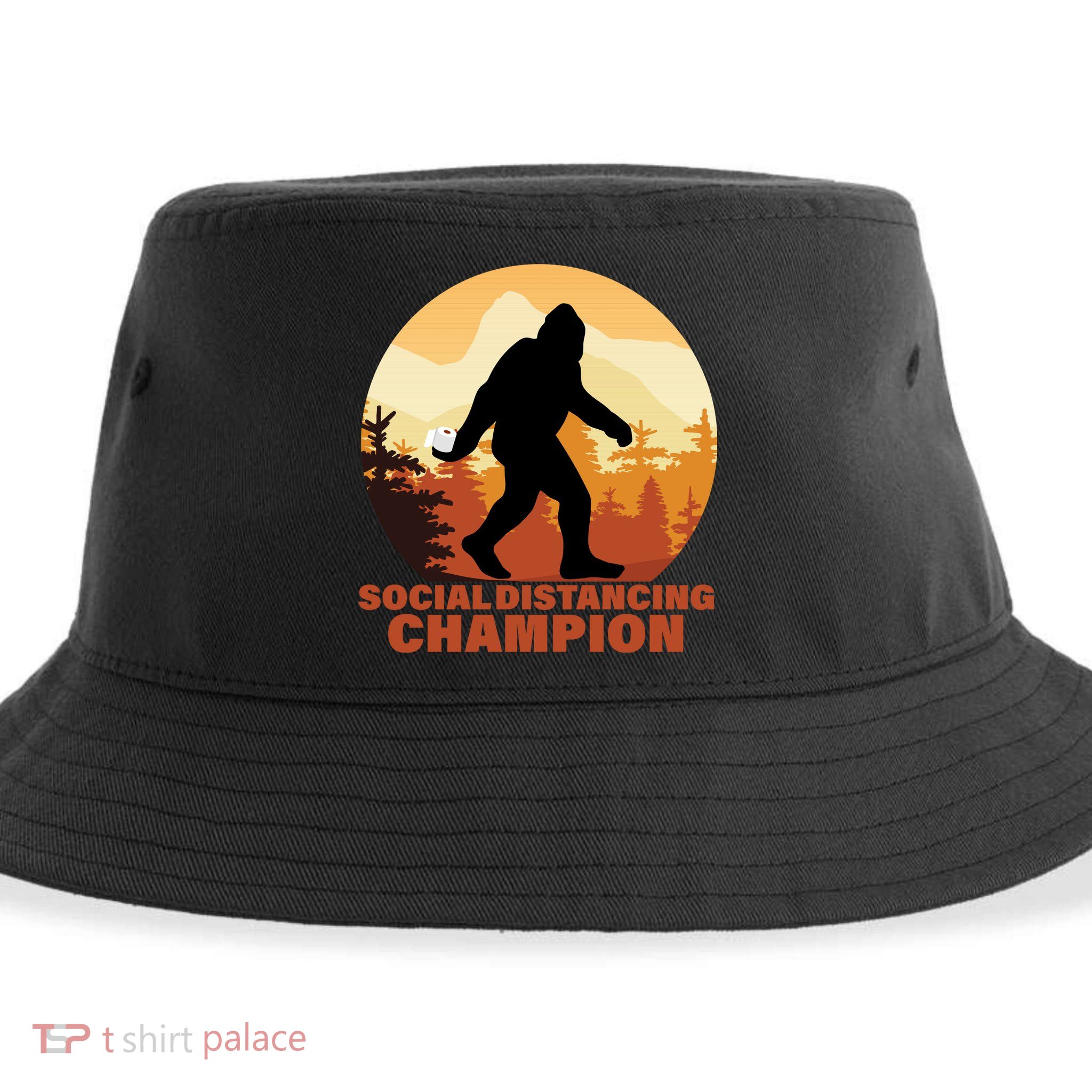Social Distancing Champion Sustainable Bucket Hat