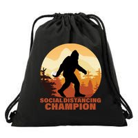 Social Distancing Champion Drawstring Bag
