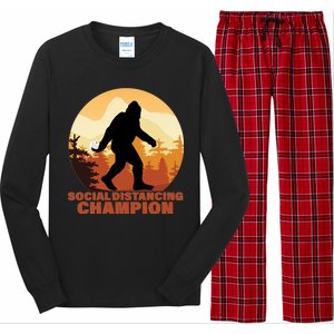 Social Distancing Champion Long Sleeve Pajama Set