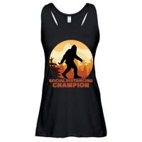 Social Distancing Champion Ladies Essential Flowy Tank