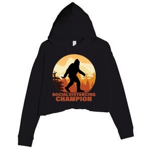 Social Distancing Champion Crop Fleece Hoodie