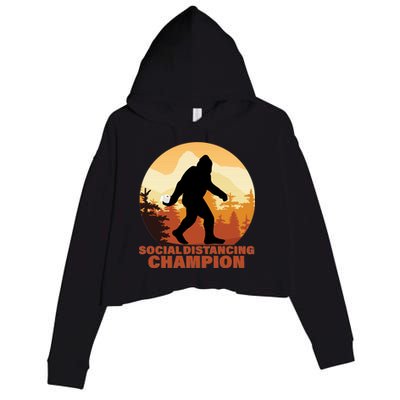 Social Distancing Champion Crop Fleece Hoodie