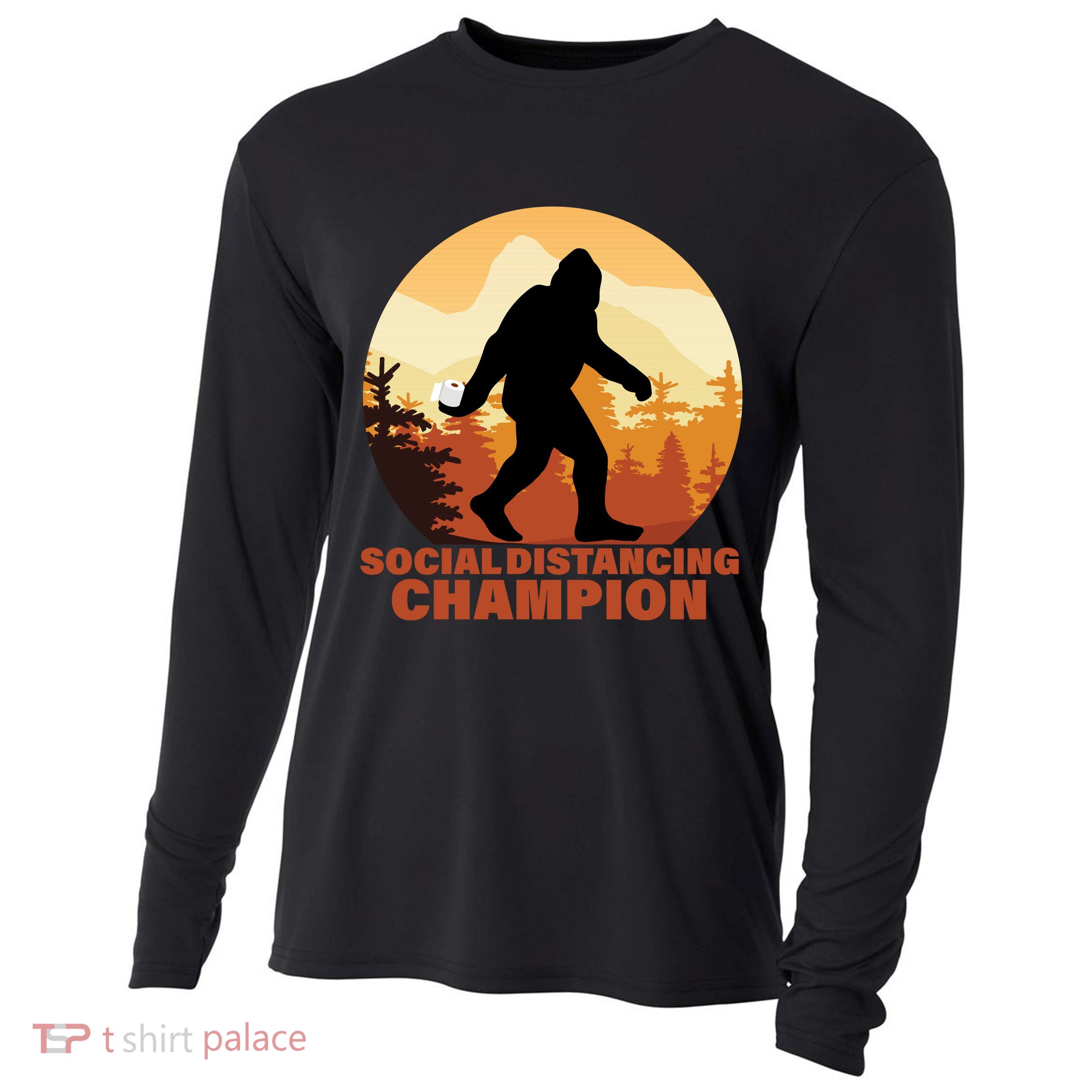 Social Distancing Champion Cooling Performance Long Sleeve Crew