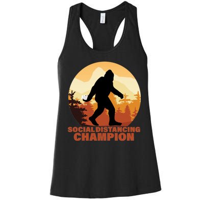 Social Distancing Champion Women's Racerback Tank