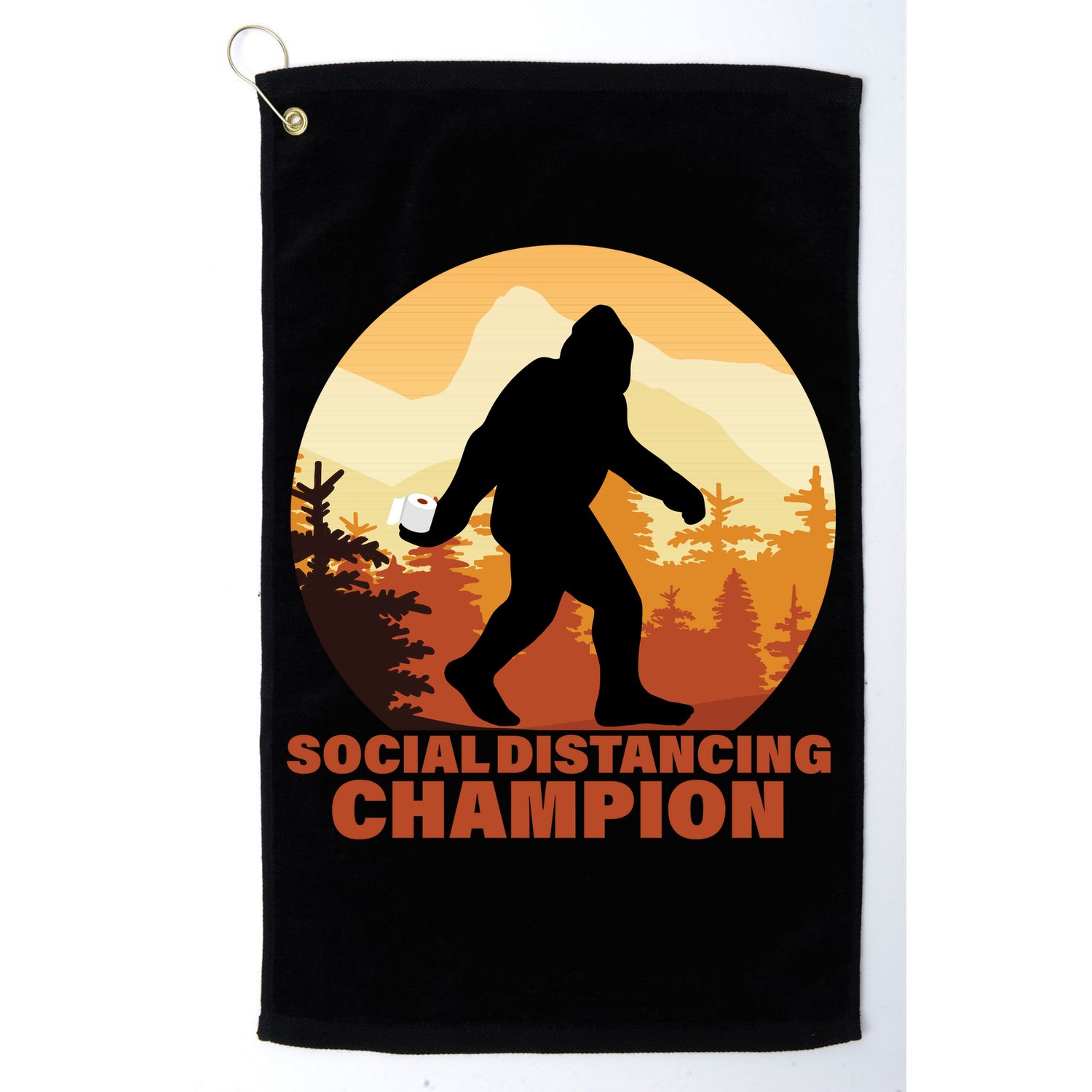 Social Distancing Champion Golf Towel