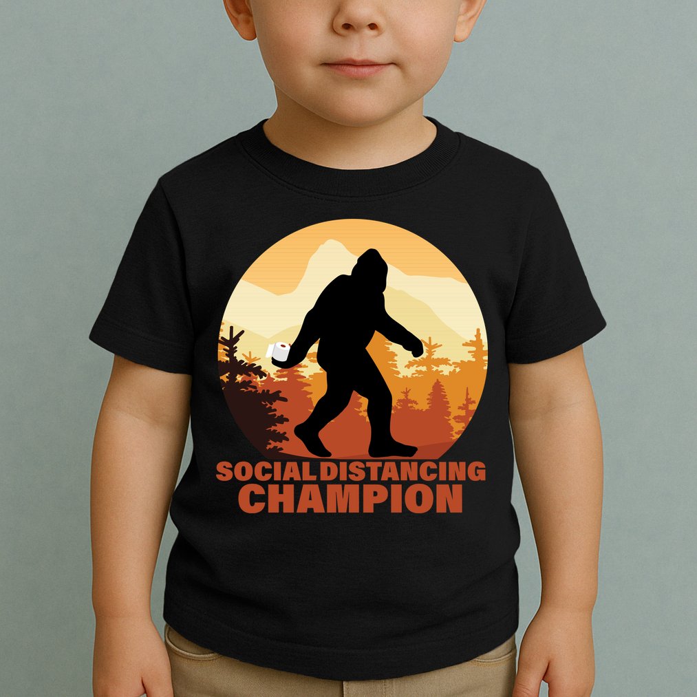 Social Distancing Champion Toddler T-Shirt