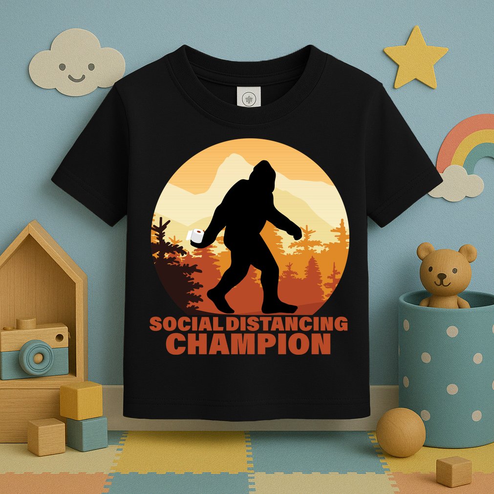 Social Distancing Champion Toddler T-Shirt