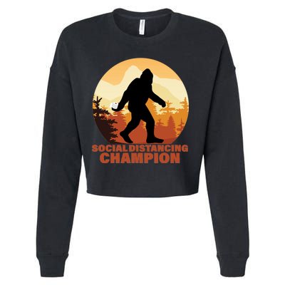 Social Distancing Champion Cropped Pullover Crew