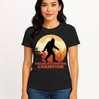 Social Distancing Champion Womens T-Shirt