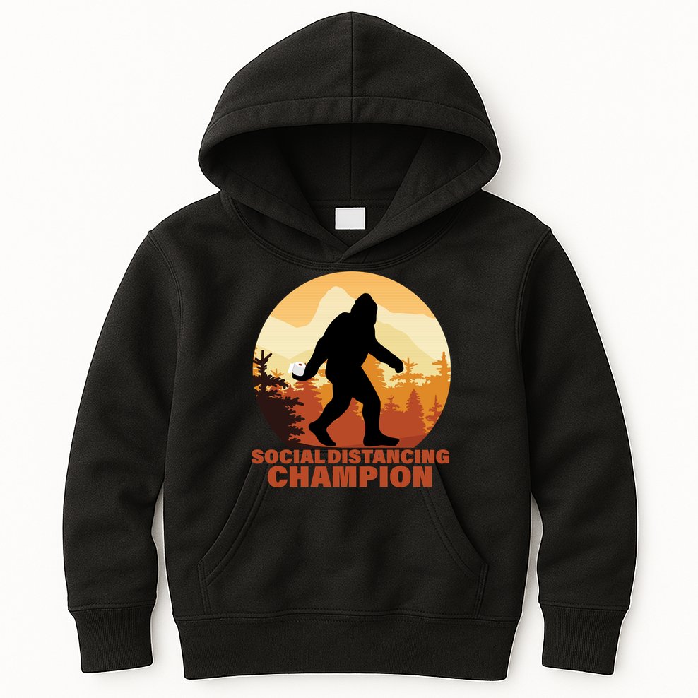 Social Distancing Champion Kids Hoodie