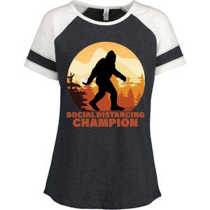 Social Distancing Champion Enza Ladies Jersey Colorblock Tee