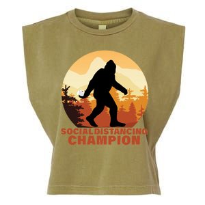 Social Distancing Champion Garment-Dyed Women's Muscle Tee