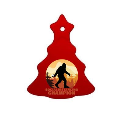 Social Distancing Champion Ceramic Tree Ornament