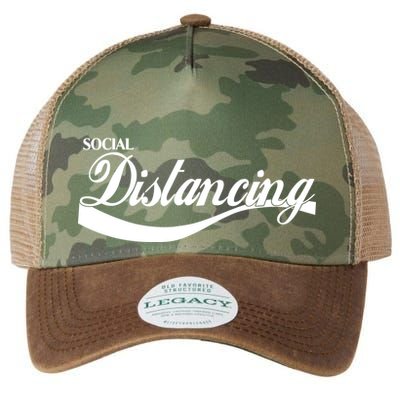 Social Distancing Cola Logo Legacy Tie Dye Trucker Hat