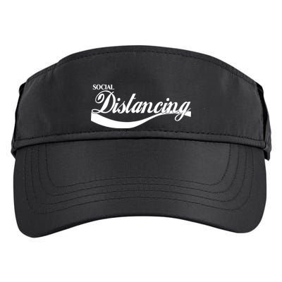 Social Distancing Cola Logo Adult Drive Performance Visor