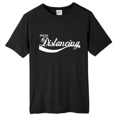 Social Distancing Cola Logo Tall Fusion ChromaSoft Performance T-Shirt