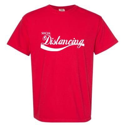 Social Distancing Cola Logo Garment-Dyed Heavyweight T-Shirt