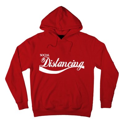 Social Distancing Cola Logo Hoodie