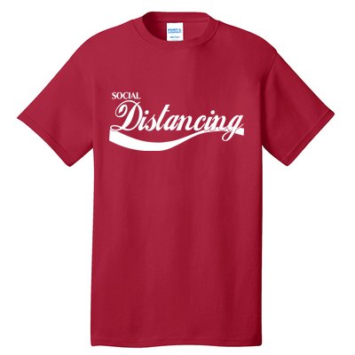 Social Distancing Cola Logo Tall T-Shirt