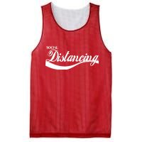 Social Distancing Cola Logo Mesh Reversible Basketball Jersey Tank