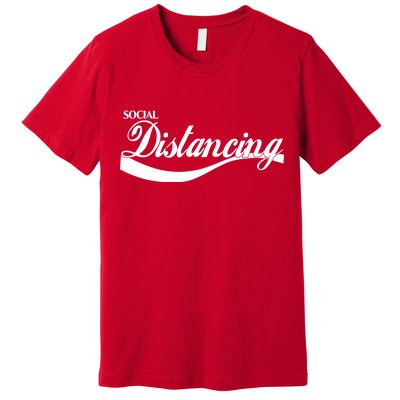 Social Distancing Cola Logo Premium T-Shirt