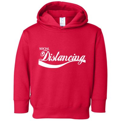 Social Distancing Cola Logo Toddler Hoodie
