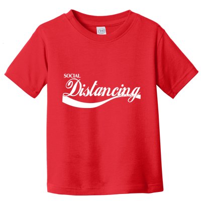 Social Distancing Cola Logo Toddler T-Shirt