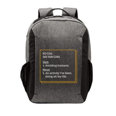 Social Distancing Definition Vector Backpack