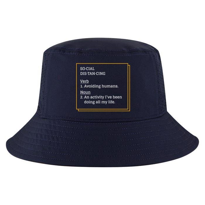 Social Distancing Definition Cool Comfort Performance Bucket Hat