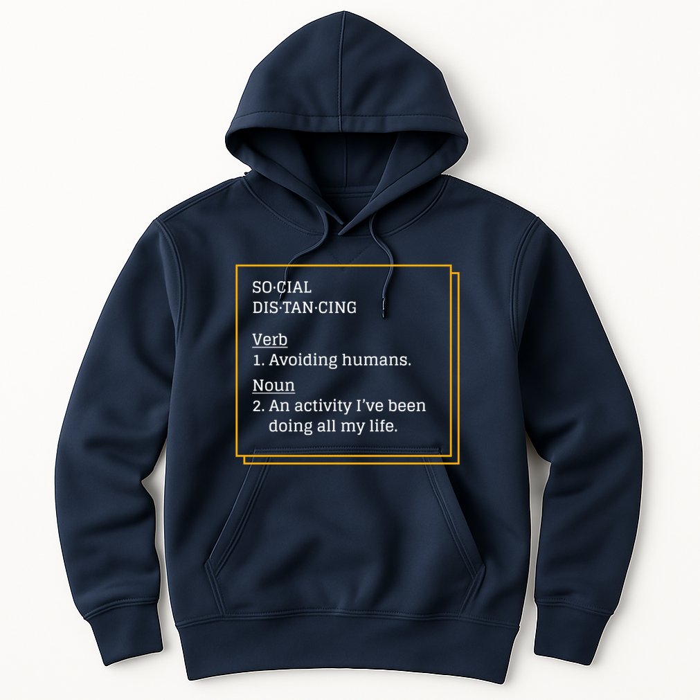 Social Distancing Definition Hoodie