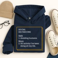 Social Distancing Definition Hoodie