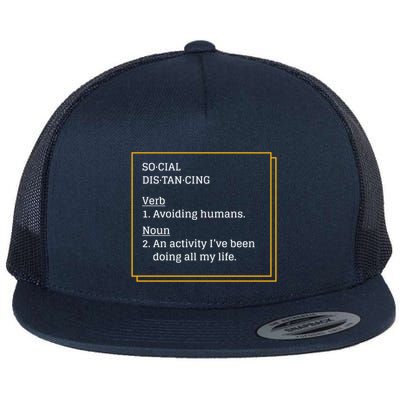 Social Distancing Definition Flatbill Hat