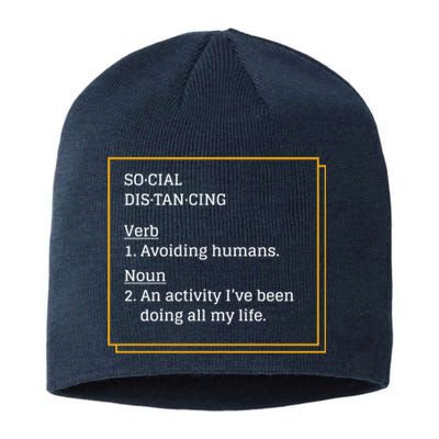 Social Distancing Definition Sustainable Beanie