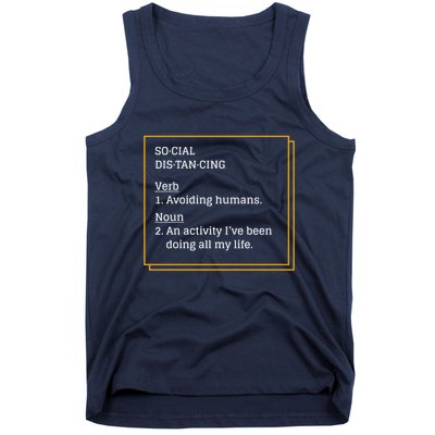 Social Distancing Definition Tank Top