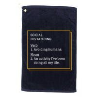 Social Distancing Definition Golf Towel