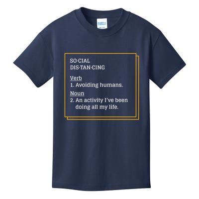 Social Distancing Definition Kids T-Shirt