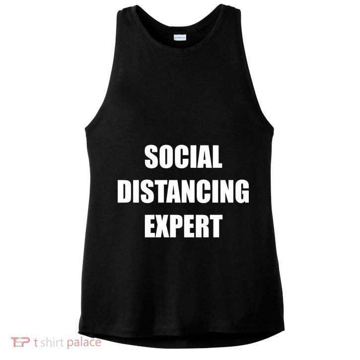 Social Distancing Expert Ladies PosiCharge Tri-Blend Wicking Tank