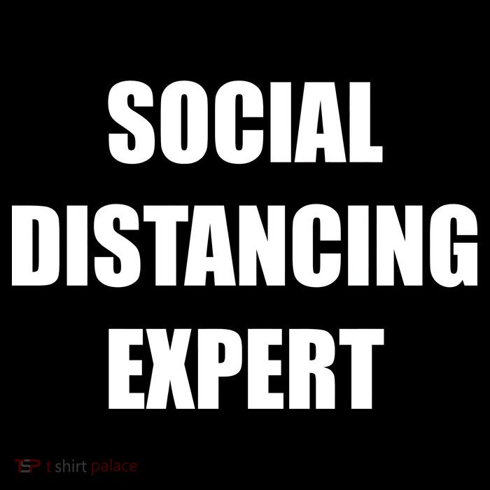 Social Distancing Expert Button