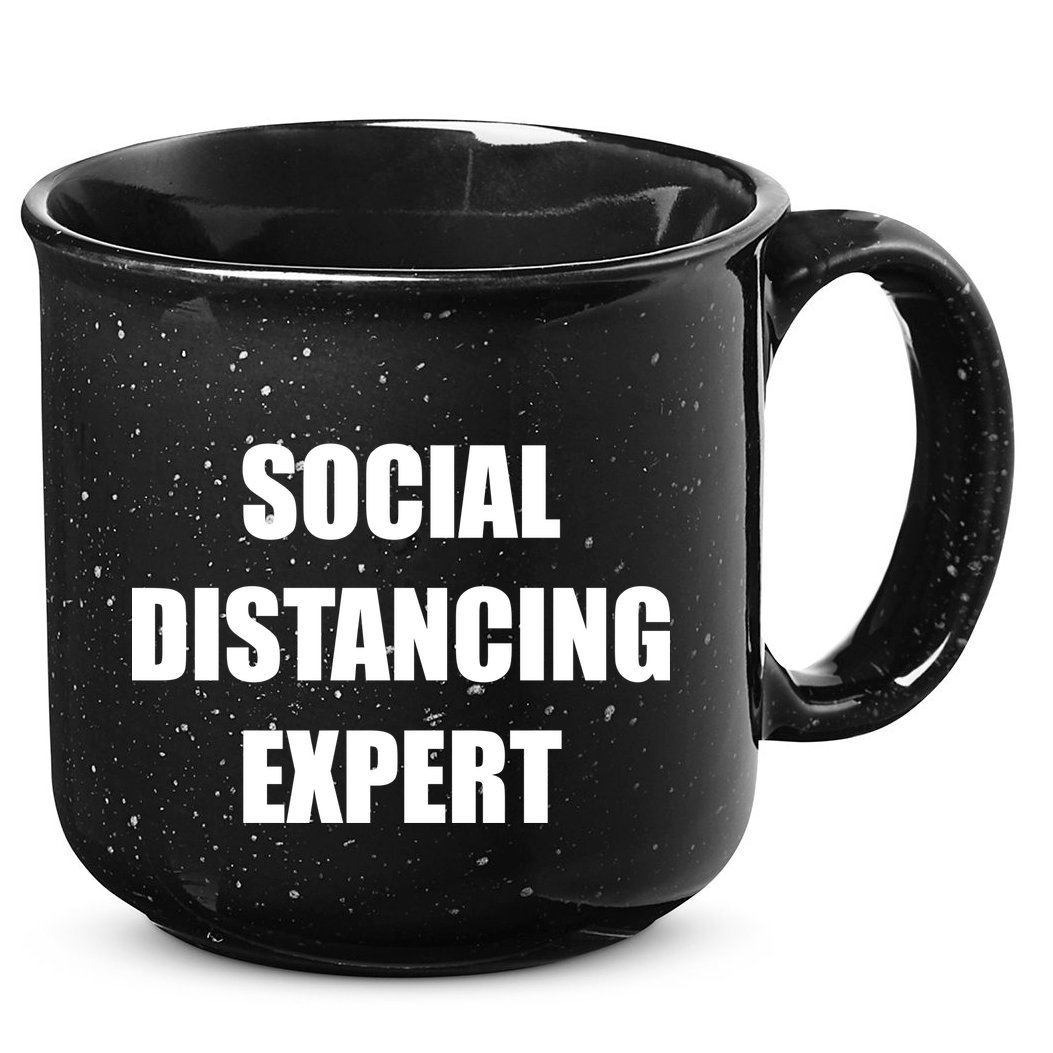 Social Distancing Expert 15oz Campfire Ceramic Mug