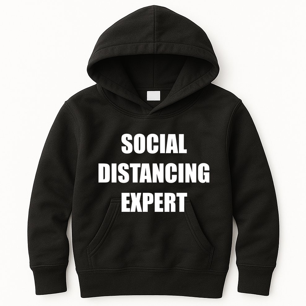 Social Distancing Expert Kids Hoodie