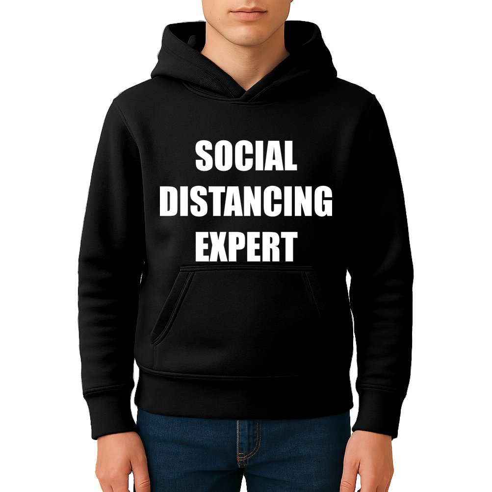 Social Distancing Expert Kids Hoodie