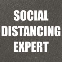 Social Distancing Expert Cotton Canvas Backpack