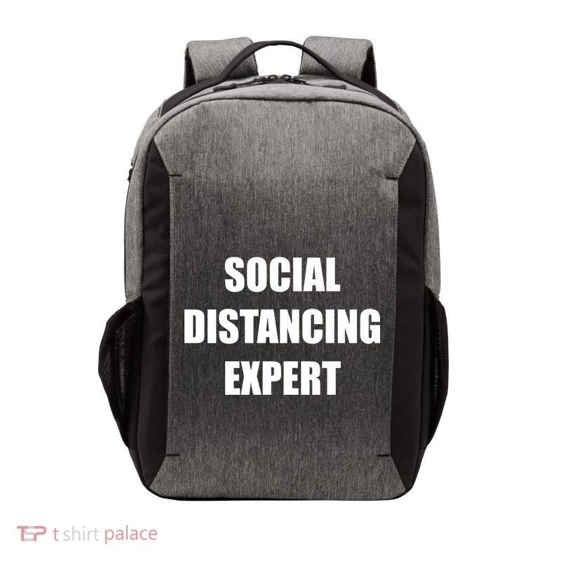 Social Distancing Expert Vector Backpack