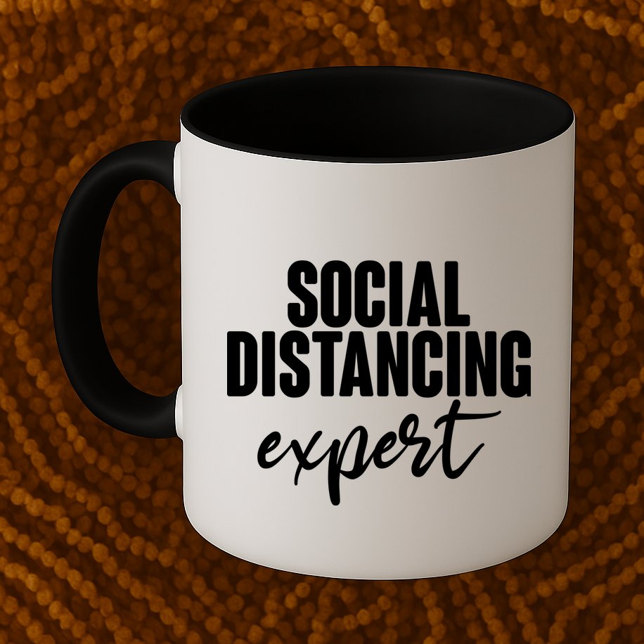 Social Distancing Expert Funny Pandemic Mug