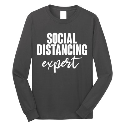 Social Distancing Expert Funny Pandemic Long Sleeve Shirt