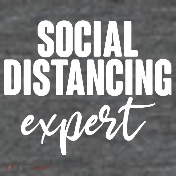 Social Distancing Expert Funny Pandemic Button