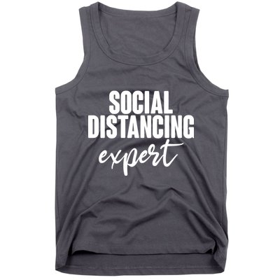 Social Distancing Expert Funny Pandemic Tank Top