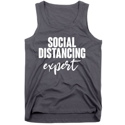 Social Distancing Expert Funny Pandemic Tank Top